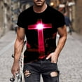 thumbnail image 2 of SDNall Chemises pour Hommes Chemise Décontractée Imprimée Chemises Décontractées pour Hommes, Chemises Décontractées pour Hommes, Chemises Décontractées à Manches Courtes pour Hommes, 2 of 5