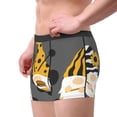 thumbnail image 2 of Yiaed Bee Gnome With Sunflower Print Men's Soft Cotton Boxer Shorts Breathable Boxers Underwear Moisture-Wicking Underwear Stretch Boxer Briefs for Man-X-Large, 2 of 5