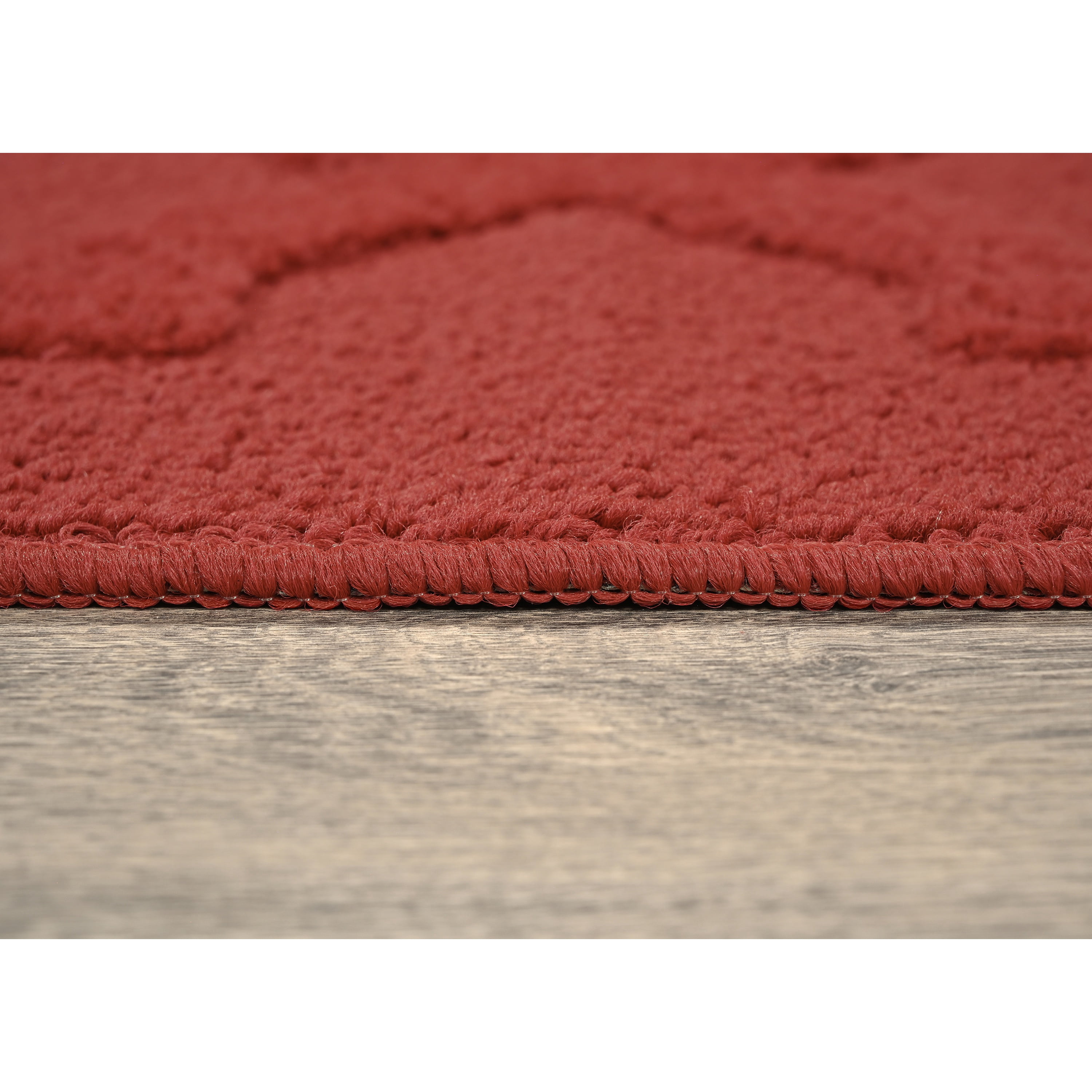 Garland Rug Quatro Polypropylene Chili Red Indoor Area Rug, 12' x 12'