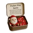 thumbnail image 1 of Regalo de Navidad Pocket Hug Muñeca de fieltro hecha a mano en una caja Little Pocket Hug con tarjeta de regalo Regalo detallista para amigos y familiares, 1 of 7