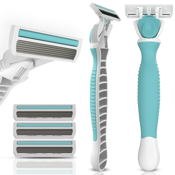 Nylea Razors for Women 6 Blades Ladies Razor for Sensitive Skin Premium