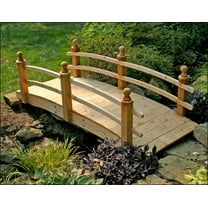 10' Red Cedar Camelot Double Rail Bridge