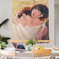 thumbnail image 2 of Estilo Nórdico Colorido Tapiz De Pared Decoración Para Niñas Dormitorio Roon INS Trippy Sexy Mujeres Impresiones, 2 of 4