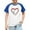Blue, variant on FAWUUDO Kids Valentines Day Graphic Tee Short Sleeve Raglan Sleeve T Shirt Casual Printed Boys Girls Holiday Gift Idea Blue 7-8 Years