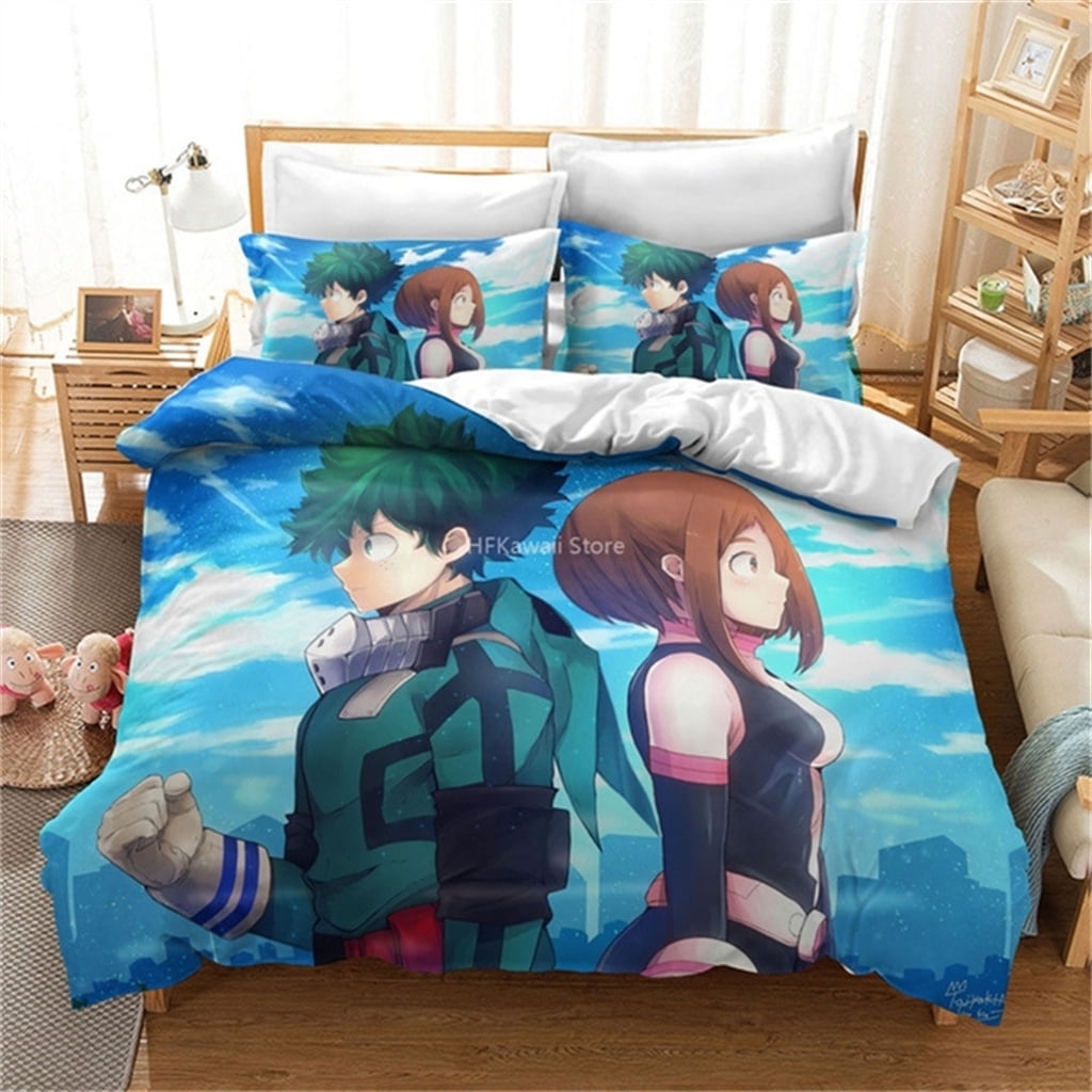 My Hero Academia Bedding Bed Set Twin Full Queen King Size Soft Microfiber Anime 1 Duvet Cover 2