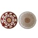 thumbnail image 1 of Cuencos colgantes tejidos, bandejas artesanales, tapices decorativos, cestas colgantes Blanco 30cm Rojo 20cm, 1 of 9