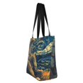 thumbnail image 7 of Uemuo Astronaut Starry Night Print Tote Bags for Women,Large Capacity Corduroy Bag,Reusable Grocery Shoulder Bag,Beach Tote with Zipper Closure, Daily Essentials, 7 of 7