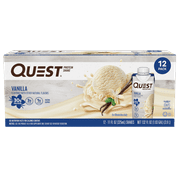 Quest Nutrition Vanilla Protein Shake, High Protein, Low Carb, Gluten Free, Keto Friendly, 12 Count