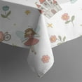 thumbnail image 5 of White Fairy Castle Pattern Square Tablecloth,Waterproof Square Table Cover,Wipeable Spillproof Washable Table Cover for Home Kitchen Party Decor 42"X42"(107x107cm), 5 of 6