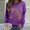 Purple, variant on Horse Sweatshirts for Women,crewneck Long Sleeve Pullover Sweatershirt Teacher Outfits Cute Tops Soft Sweatshirts Loose Tops Fall Outfits Plain Hoodies Cozy Sweatershirt,Wine,M