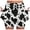 A1-White1193, variant on XIAOCHA Women's Summer Sport Mini Skirt High Waist Cow Print Built In Shorts Athletic Layered Skort