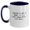 White/Navy, variant on Gifts for Dancing Lovers, Funny Two Tone Coffee Mugs, Graduation Unique Gifts from Friends, 'Dancing Is Not A Hobby. It's A Post-apocalyptic Life Skill.' Mug