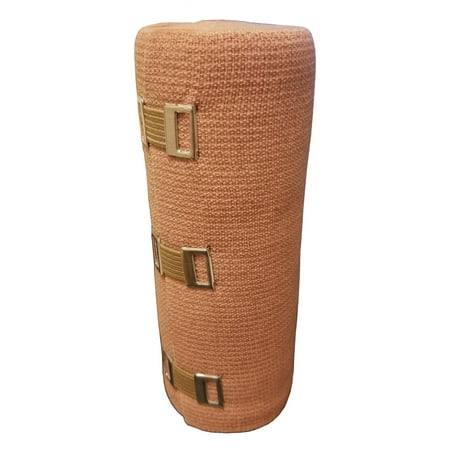Professional Elastic Bandage with Clips, 6 x 5.5 yds.