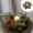 green, variant on Christmas Candle Holder Wreath With Artificial Flowers Festive Table Centerpiece For Home Dining Room Holiday Decor