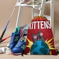 thumbnail image 3 of Gatitos Explosivos Mochila de Cuerdas para Deportes y Gimnasio, Bolsa de Cuerdas Resistente al Agua, Bolsa Cinch, 30×40cm, 3 of 6