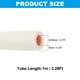 thumbnail image 2 of Tubo de espuma aislante para tuberías, tubo de espuma aislante de preservación de calor de 3/4" para juego de tuberías de cobre de mini split, 3.28 pies (1 m), blanco/rosa, 2 of 7