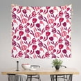 thumbnail image 2 of Sikiie Tulips Flowers tapestry wall hanging home decor for bedrooms, living rooms, dorms 60x51in, 2 of 6