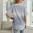 thumbnail image 4 of SWSMCLT Women's Cotton T Shirt Cheetah Printed Baggy Oversized Spring Casual Tees Tunic Shirt Soft Lightweight Summer Top Cool Loose Fit White Large, 4 of 5