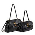 thumbnail image 1 of Bolsos de mano de cuero suave, ligeros y de lujo para mujer, de gran capacidad, estilo retro, para ir al trabajo, tipo bandolera, 2025, 1 of 5