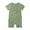 Z01_Green, variant on QUOTAY Baby Boy Girl Baby Romper Clothes Solid Ribbed Bodysuit Jumpsuit Outfits Dark Green,3-6 Months