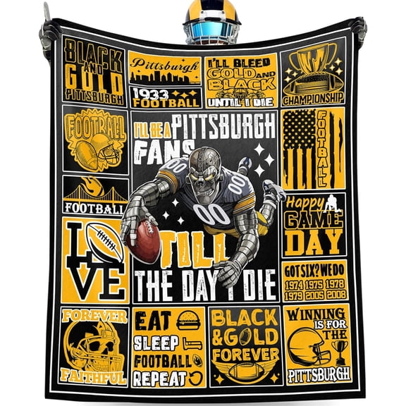 Football Lovers Gifts,Gifts for Football Lovers Men/Sports,Football Gifts,Football Fans Gifts,Super Cozy Blanket,Gifts Throw Blanket 60"x50"