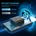 thumbnail image 2 of for Nokia G10 Super Fast Charging Block, 45W Wall Charger USB C Adapter ( Cable Not Included ) - PPS Charger Adapter Block - Black, 2 of 5