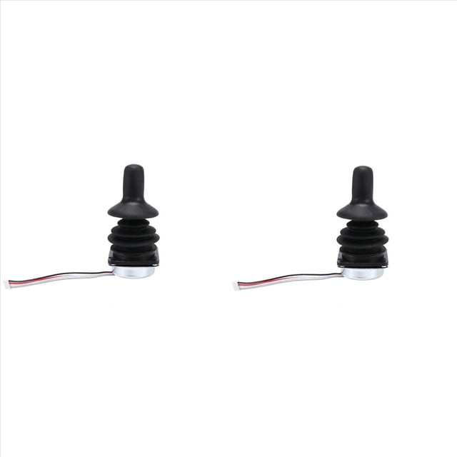2X Universal Electric Wheelchair Rocker Joystick 360Degree Rotation Intelligent Joystick,2 x Joystick,Black
