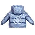 thumbnail image 5 of Godderr Boys Girls Winter down Coats for Kids Toddler Thick Warm Hooded Cotton Outerwear Jacket Baby Snowsuit Jackets Outerwear for 1-7Y, 5 of 6