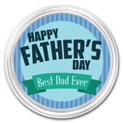 1 oz Silver Colorized Round - APMEX (Best Dad Ever, Pinstripes)