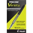 thumbnail image 3 of PILOT Precise Varsity Pre-Filled Fountain Pens, Medium Point Stainless Steel Nib, Blue Ink, 12-Pack (90011), 3 of 6