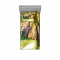 thumbnail image 2 of Landscape Bedding Set with Sheet & Covers, Blurry Spring Park View with Walkway Colorful Flower Trees Garden Idyllic Scenery, Printed Bedroom Decor 2 Shams, 4 Sizes, Multicolor, by Ambesonne, 2 of 3