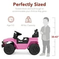 thumbnail image 3 of Best Choice Products 6V Kids Ride-On Truck Car w/ Parent Remote Control, 4-Wheel Suspension, LED Lights - Pink, 3 of 8