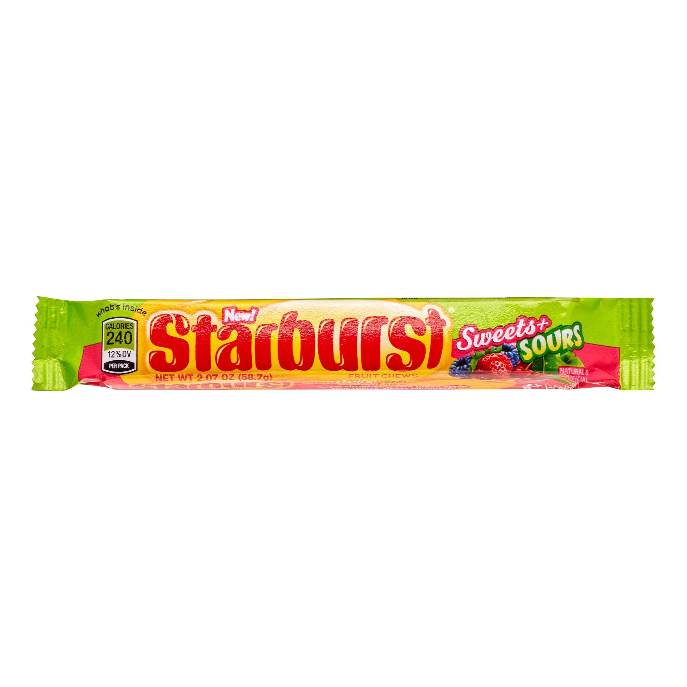 Starburst Sweets & Sours Candy, 2.07 Oz.
