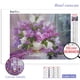 thumbnail image 4 of EverShine-pintura con diamantes de imitación, mosaico de flores, Cuadrado completo, imagen nueva 2023, bordado de diamantes, lila, lavanda, arte de pared, 4 of 4