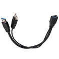 thumbnail image 4 of To 30cm Extension Cable Converter Auxiliary Power USB 3.0 Female To Dual Male For 2.5in Mobile Hard Disk, 4 of 8