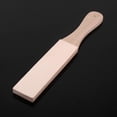 thumbnail image 1 of Wchiuoe DIY Leather Craft Leather Sharpener With Wood Handle, Wood Handle Strop Tool, For Razors, Dagger, Hunting Fishing Knives Sharping All Kind Of Blades & Razors, 1 of 8