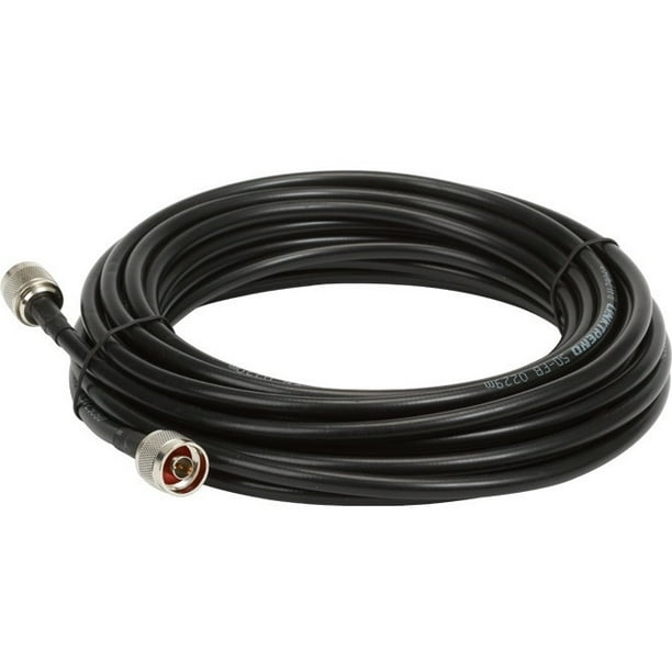 Uniden UNI118 Durable 15ft Long Coaxial Cable with NMale Connectors