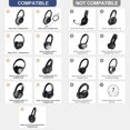 thumbnail image 2 of Almohadillas Aurivor de repuesto para auriculares Bose QuietComfort, 2 of 8