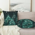 thumbnail image 2 of Christmas Pillow Covers Set of 2 20x20 Inch Throw Pillow Covers Art Snowflake Christmas Tree Decorative Pillow Cases Holiday Square Cushion Covers Pillow Protector for Home Couch Sofa Car, 2 of 4