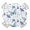 White Gray Blue Mist Blue, variant on Spring Floral Round Tablecloth for 36-44 Inch Tables,Fitted Table Cover with Elastic Edge,Red Flowers Leaves Botanical Vintage Beige Waterproof Outdoor Table Cloth Protector for Patio Garden Dinner