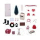 thumbnail image 4 of Accesorios navideños para casa de muñecas a escala 1:12 Manualidades navideñas para casa de muñecas Puerta de madera, 4 of 9