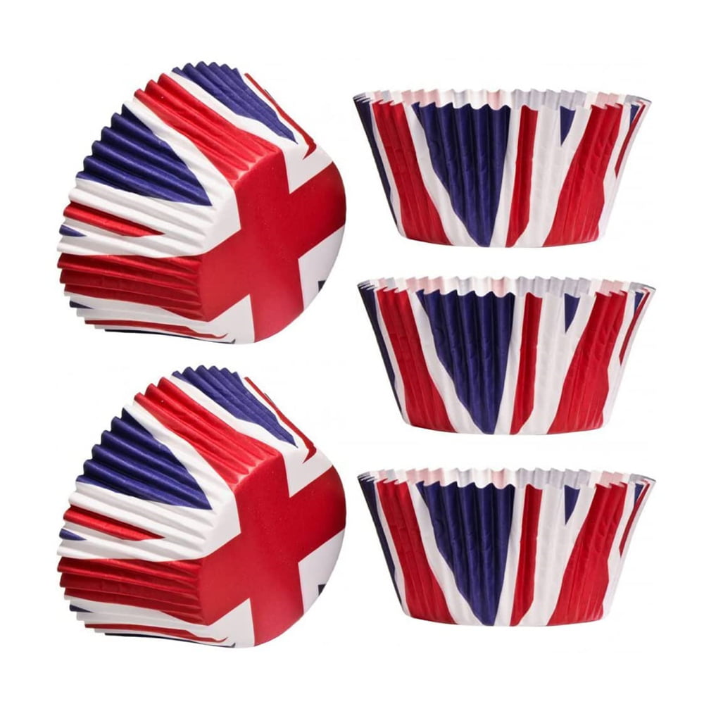 break up every day average 30 Piece Union Jack Cupcake Box Baking Cup Muffin Cake Queen Platinum  Jubilee Table Food Decorations, Red, White, Blue - Walmart.com