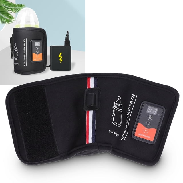 Calentador de Biberones USB Portátil para Viaje con Aislamiento y Temperatura Constante para Bebé