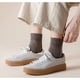 thumbnail image 3 of Xiao Hua 5 pares de calcetines gruesos de terciopelo de color liso para hombre, calcetines de invierno gruesos y cálidos, calcetines de senderismo, calcetines casuales suaves para hombre., 3 of 5
