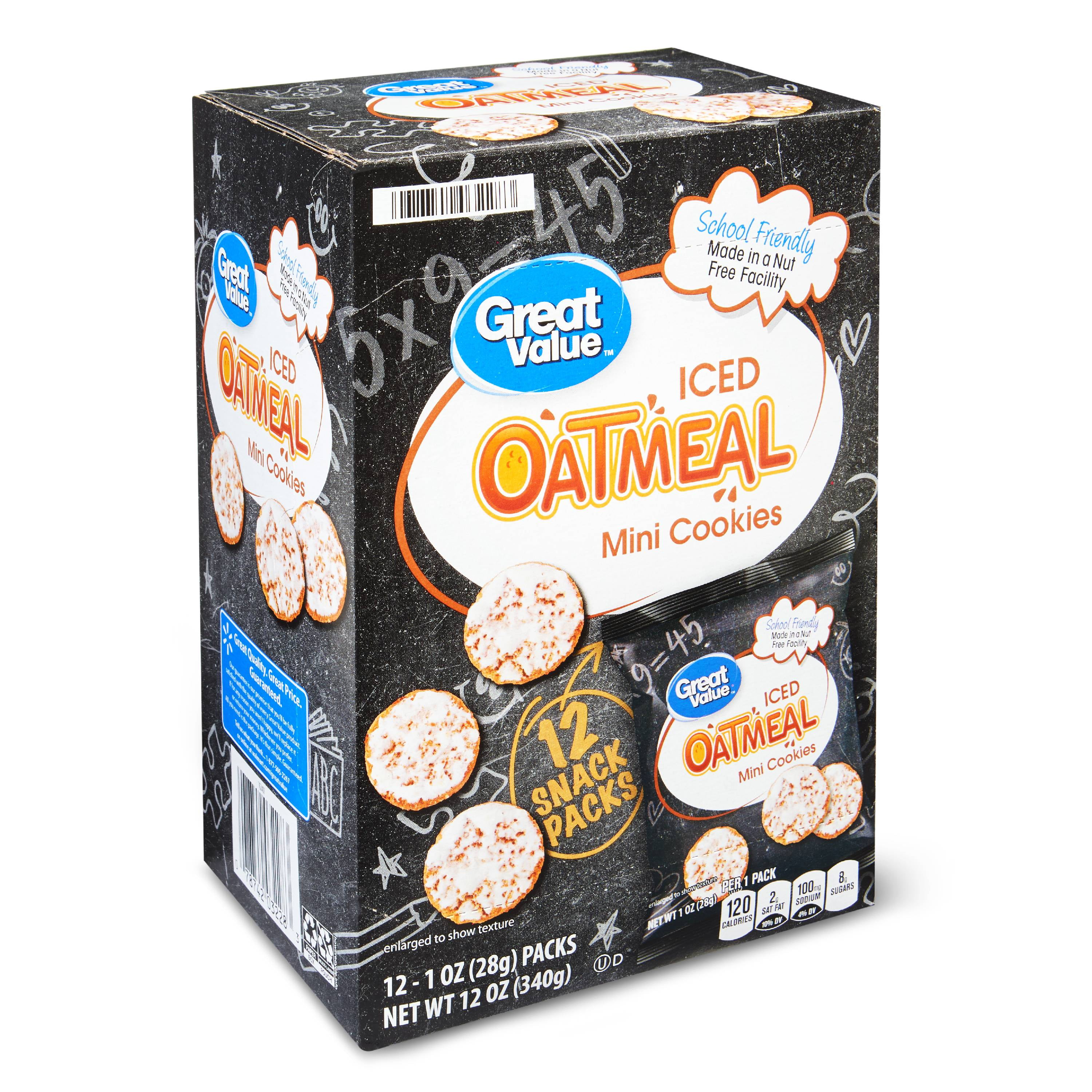 Great Value Iced Oatmeal Cookies Ingredients Great Value Iced Oatmeal Cookies Ingredients
