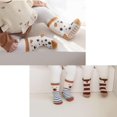 thumbnail image 2 of Baby Non Slip Socks Winter 5 Pairs Kid Thick Warm Crew Socks with Grips, 2 of 8