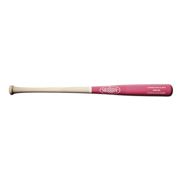 Louisville Slugger M110 Genuine S3 Maple Baseball Bat, Split Natural/Pink,  32/29 oz 