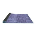 thumbnail image 2 of Ahgly Company Indoor Square Abstract Blue Modern Area Rugs, 6' Square, 2 of 4