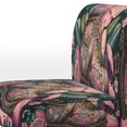 thumbnail image 4 of Designart "Army Boots with Pink Florals" Pink Fashion Upholstered Accent Chair - Glam Arm Chair For Living Room, 4 of 5
