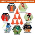 thumbnail image 6 of Ambifirner Soccer Cones Sports 7 Inch Training Cones: 12pcs Plastic Small Training Cones Set for Soccer Practice Football Basketball Drills Field Markers, Indoor and Outdoor Games, 6 of 7